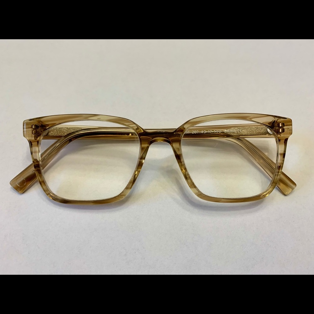Warby Parker Hughes Narrow in Chestnut Crystal